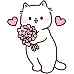 [LINEスタンプ] 猫は優しいです