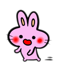 [LINEスタンプ] もちなうさぎ