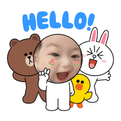 [LINEスタンプ] ふもちゃんkids