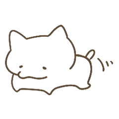 [LINEスタンプ] ねえねえねこ