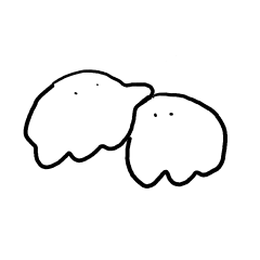 [LINEスタンプ] いきるおばけ