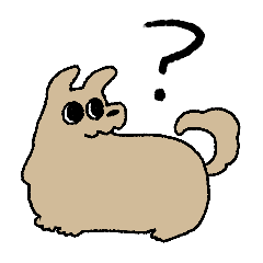 [LINEスタンプ] アイビーはわんちゃん（Curious dog Ivy）