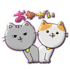 [LINEスタンプ] 銀ちゃん すーちゃん ぷっくりスタンプ