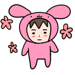 [LINEスタンプ] うさぎのさとし