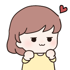 [LINEスタンプ] 脱力系女の子