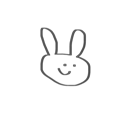 [LINEスタンプ] 顔がうざいうさぎ再来 使いやすい