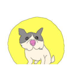 [LINEスタンプ] かわいすぎる犬1