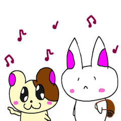 [LINEスタンプ] はむとゆき（1）