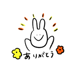 [LINEスタンプ] 日常に使えるゆるいうさぎスタンプ2改訂