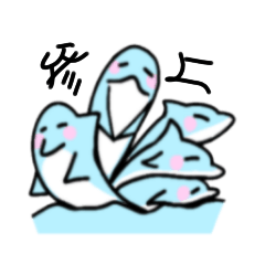 [LINEスタンプ] イルカ達の日常生活