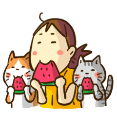 [LINEスタンプ] 猫と飼いさん3