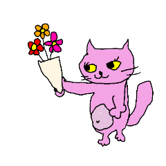 [LINEスタンプ] カラフル猫まみれ 1