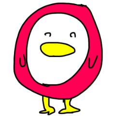 [LINEスタンプ] 変形するペンギン