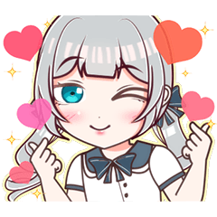 [LINEスタンプ] ゆきちゃん☆彡の画像（メイン）