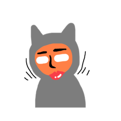 [LINEスタンプ] くちびる猫の日常。