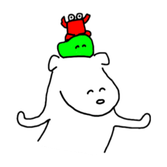 [LINEスタンプ] 明日もやっぱり白いいぬ