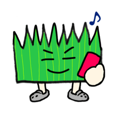 [LINEスタンプ] となりの草