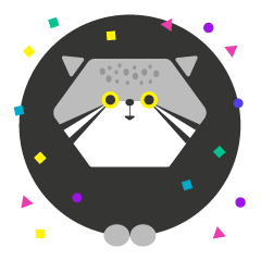 [LINEスタンプ] 六角猫のスタンプ