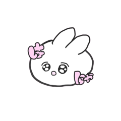 [LINEスタンプ] 感情表現がすごいうさぎ1