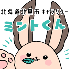 [LINEスタンプ] 北海道 北見市 キャラクター【ミントくん】