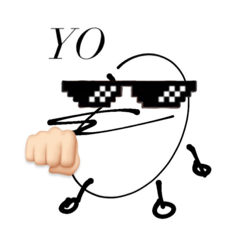 [LINEスタンプ] まめきゅんすたんぷ拳〜！