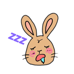 [LINEスタンプ] ウサギのきなこもち