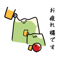 [LINEスタンプ] シーザーがかかったレタスくんとトマトくん