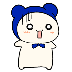 [LINEスタンプ] くまのネイビー