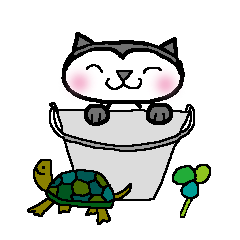 [LINEスタンプ] クロにゃんの基本の動き2