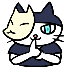 [LINEスタンプ] ネコ忍者キツネ丸