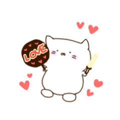 [LINEスタンプ] ゆるうさとゆるねこ。