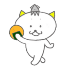 [LINEスタンプ] イカす猫