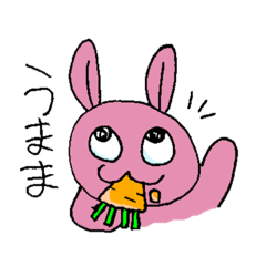 [LINEスタンプ] らりうさぎスタンプ2