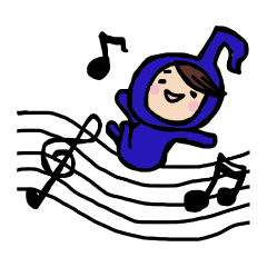 [LINEスタンプ] 音符先生2