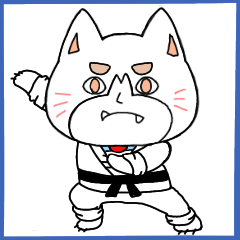 [LINEスタンプ] 空手猫まきにゃん 第三弾