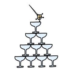 [LINEスタンプ] BAR アイスピッくん