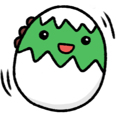 [LINEスタンプ] 恐竜（Little Dinosaur）