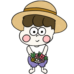 [LINEスタンプ] 農夫少年ライフ！