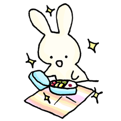 [LINEスタンプ] うさぎの暮らし