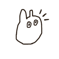 [LINEスタンプ] 口癖をいううさぎ5