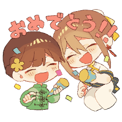 [LINEスタンプ] 金華と鈴玉