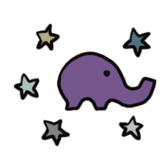 [LINEスタンプ] スターゾウ