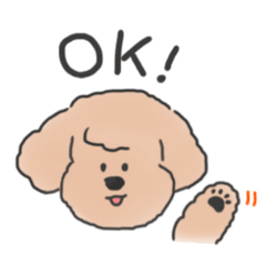 [LINEスタンプ] トイプーここち かわいい日常スタンプ