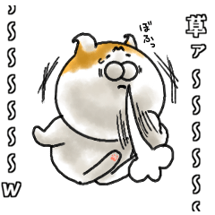 [LINEスタンプ] 今は古き言葉とびゃっくん