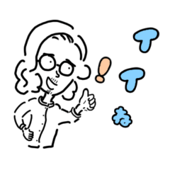 [LINEスタンプ] 髭メガネロン毛がつぶやくスタンプ