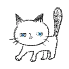 [LINEスタンプ] かわいい猫のハイネ