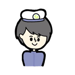 [LINEスタンプ] 船乗る男くん