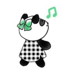 [LINEスタンプ] ごきげん麗しいLady Panda！