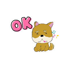 [LINEスタンプ] しば犬 しんのすけ