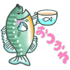 [LINEスタンプ] ギルねっこちゃん＆バスねっこちゃん(猫魚)